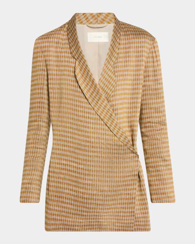 Jeremiah Check Wrap Jacket